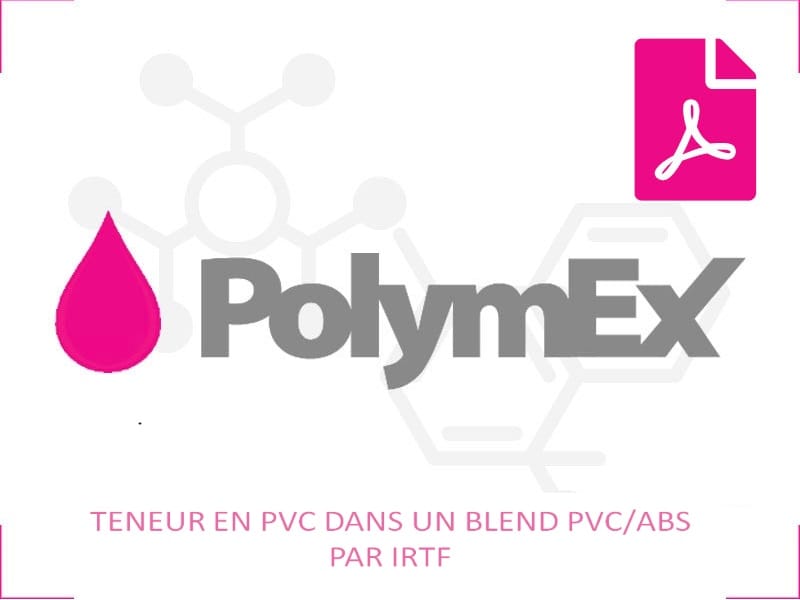 TENEUR EN PVC DANS UN BLEND PVC/ABS PAR IRTF
